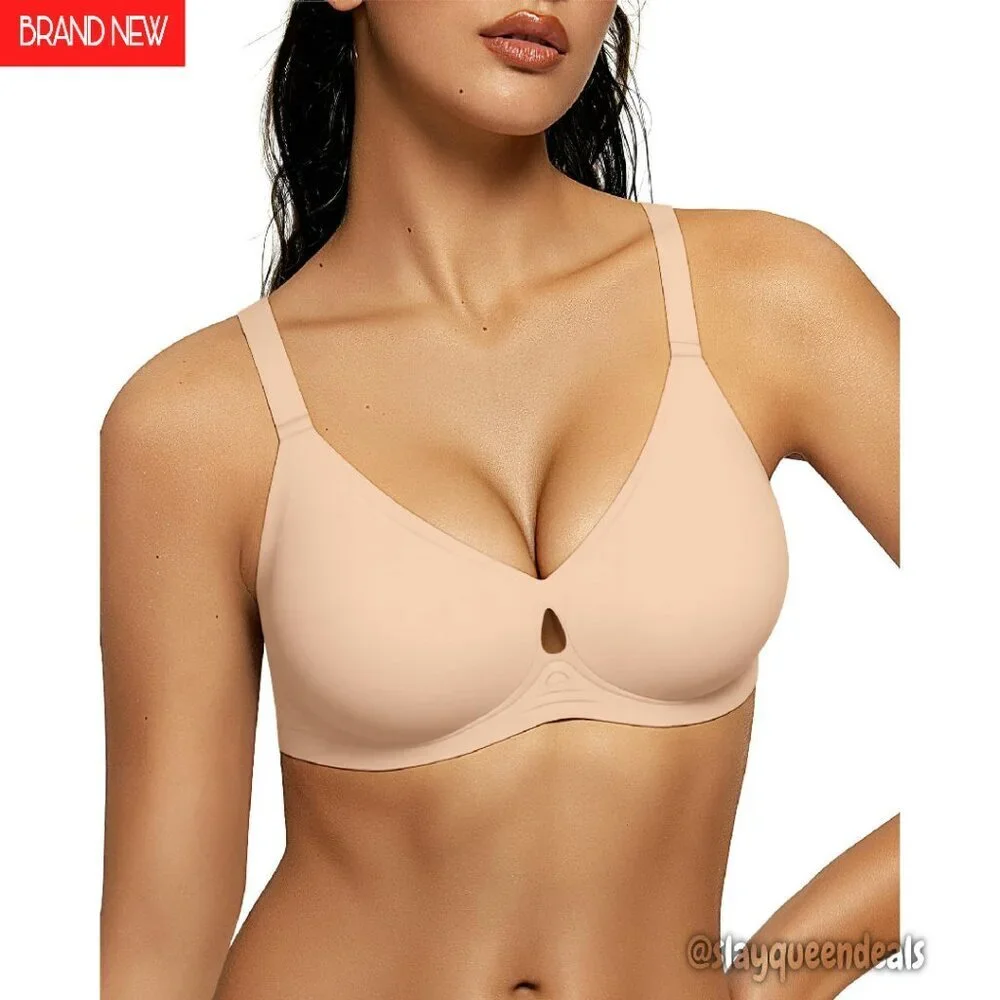Wireless Push Up Bra Seamless Full Coverage Bralette Comfortable Everyday Wear